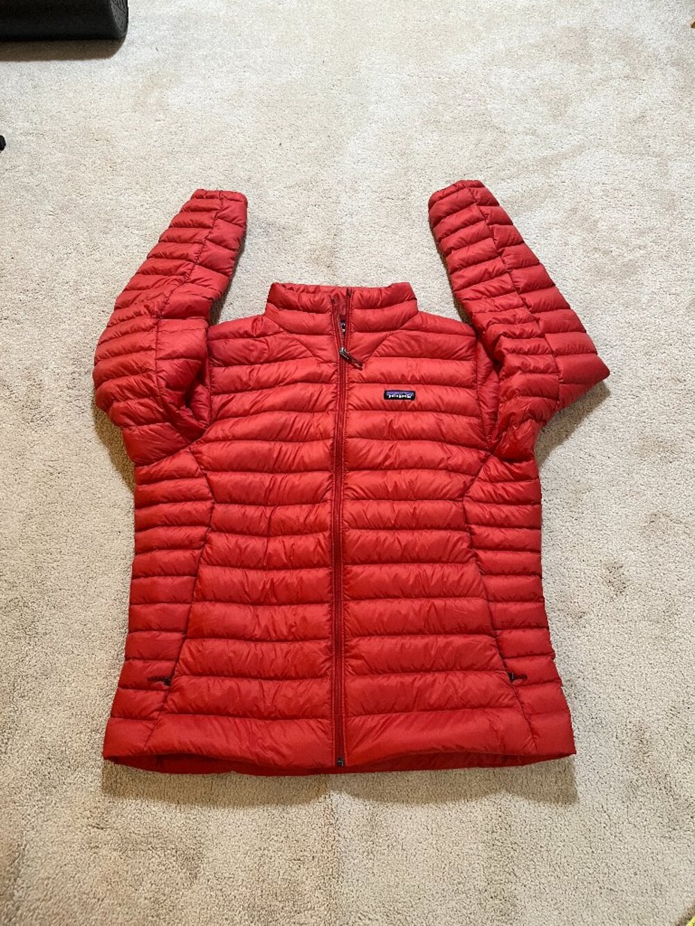 New NTW Patagonia Men's Down Sweater Jacket Amanita Red XL Full zip Xlarge $279